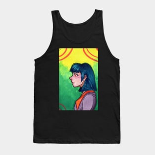 Blue hair Tank Top